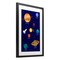 Stupell Industries Solar System Education Framed Print Under Glass, design by Elizabeth Caldwell